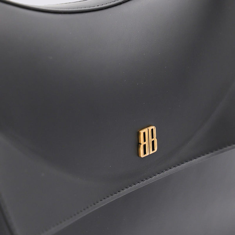 Balenciaga Black Leather Nano M Top Handle Bag