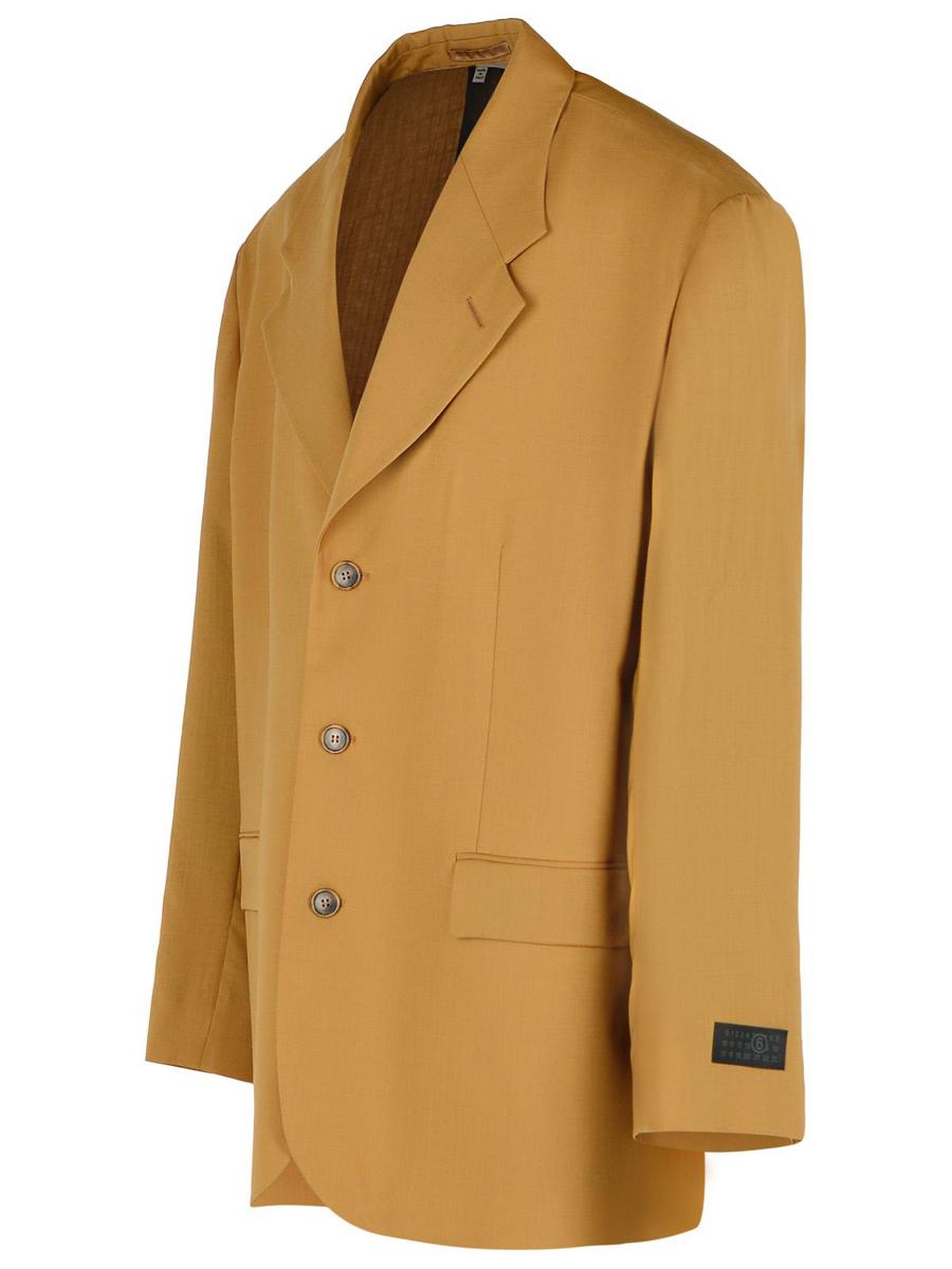 MM6 Maison Margiela Beige Wool Blazer