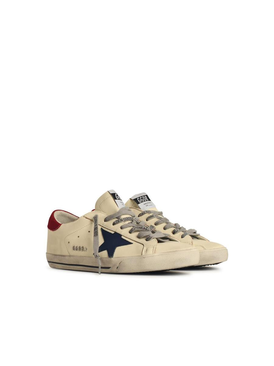 Golden Goose White Leather Snekaer