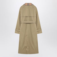 Burberry Castleford Double-Breasted Trench With Check Collar