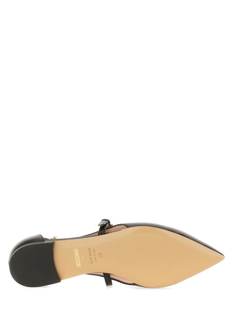 Moschino Leather Ballerina