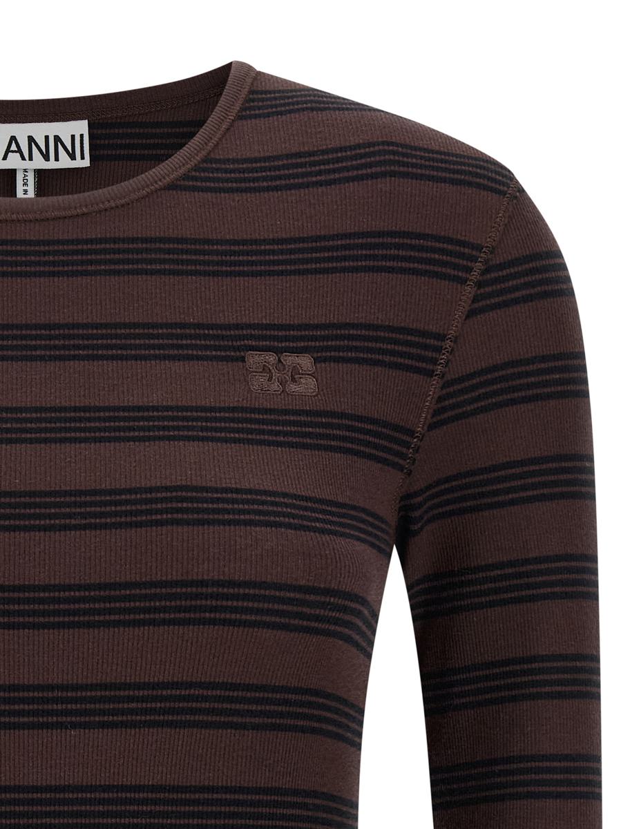 Ganni Striped Sweater