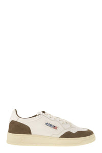 Autry Medalist Low - Sneakers In Goatskin And Suede