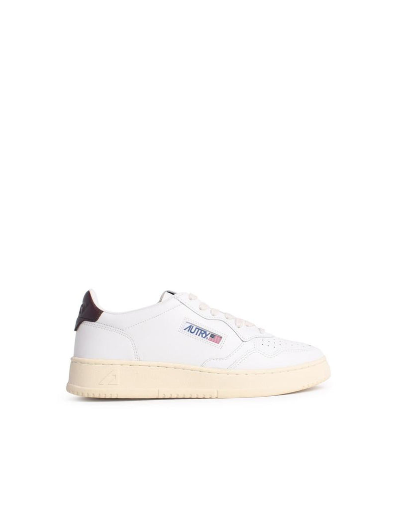 Autry 'Medialist' White Leather Sneakers