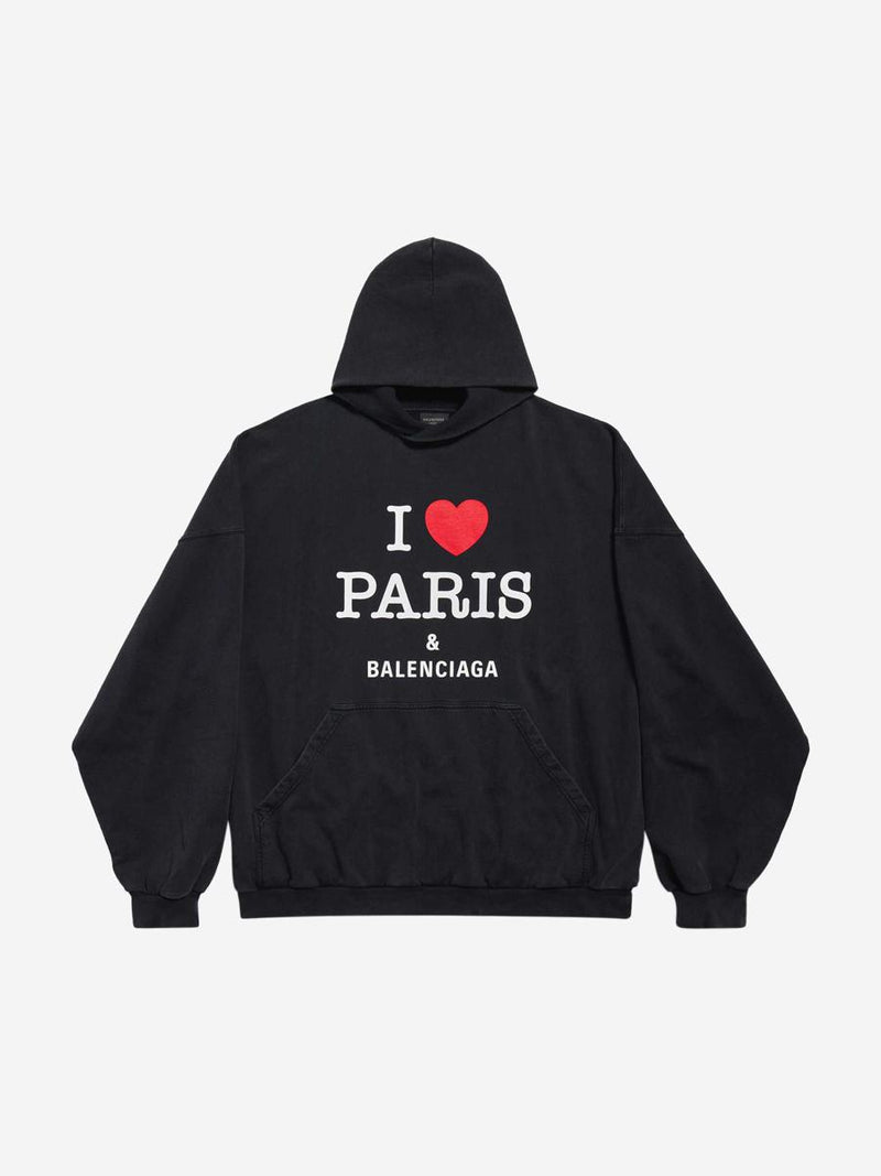 Balenciaga Cotton Hooded Sweatshirt