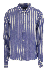 Polo Ralph Lauren Wide And Short Vichy Linen Shirt