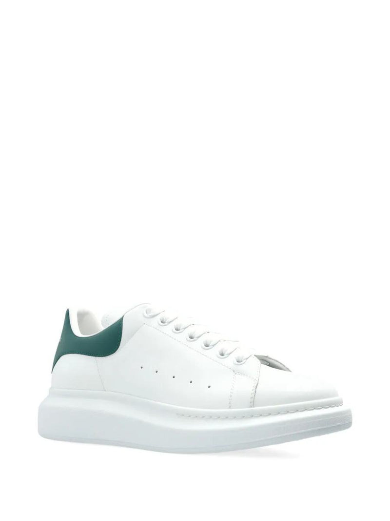 Alexander McQueen Oversized Sneakers In White/Green Shoes