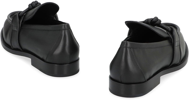 Bottega Veneta Astaire Leather Loafers