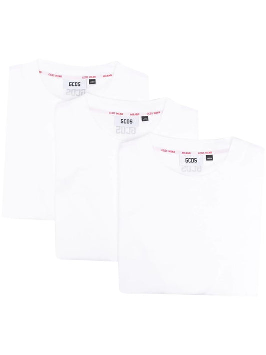 Gcds Three-Pack Cotton T-Shirt Clothing
