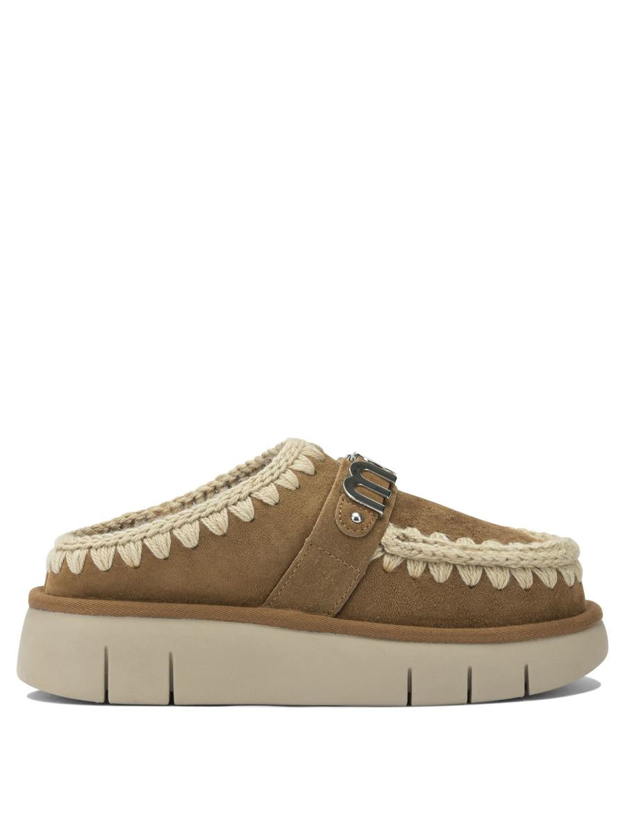 Mou "Bounce Clog Metal Logo" Slipeprs