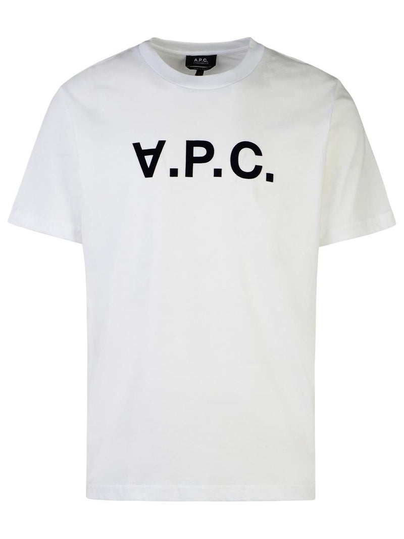 A.P.C. White Cotton T-Shirt