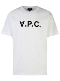 A.P.C. White Cotton T-Shirt