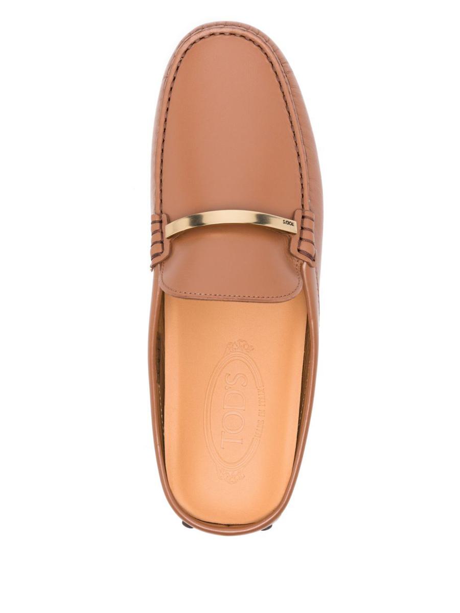 Tod'S Leather Gommino Slippers Shoes