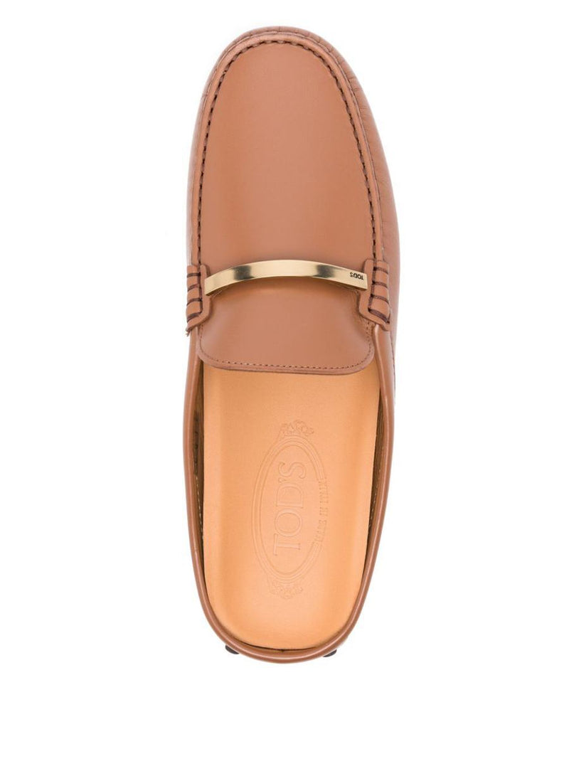 Tod'S Leather Gommino Slippers Shoes