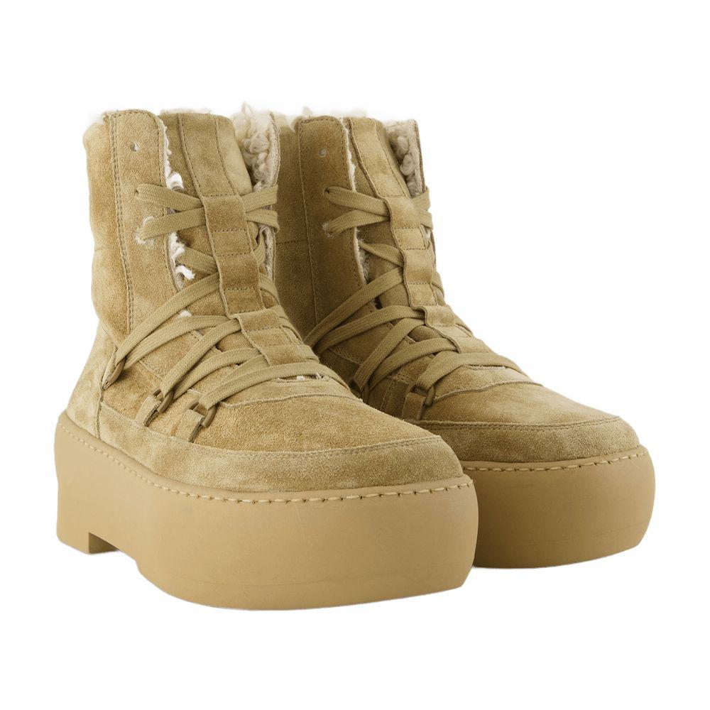 Gia Borghini Chunky Sole Lace-Up Boots