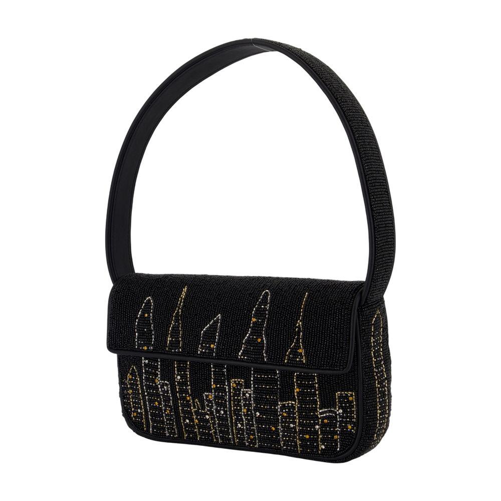 Staud Tommy Beaded Shoulder Bag