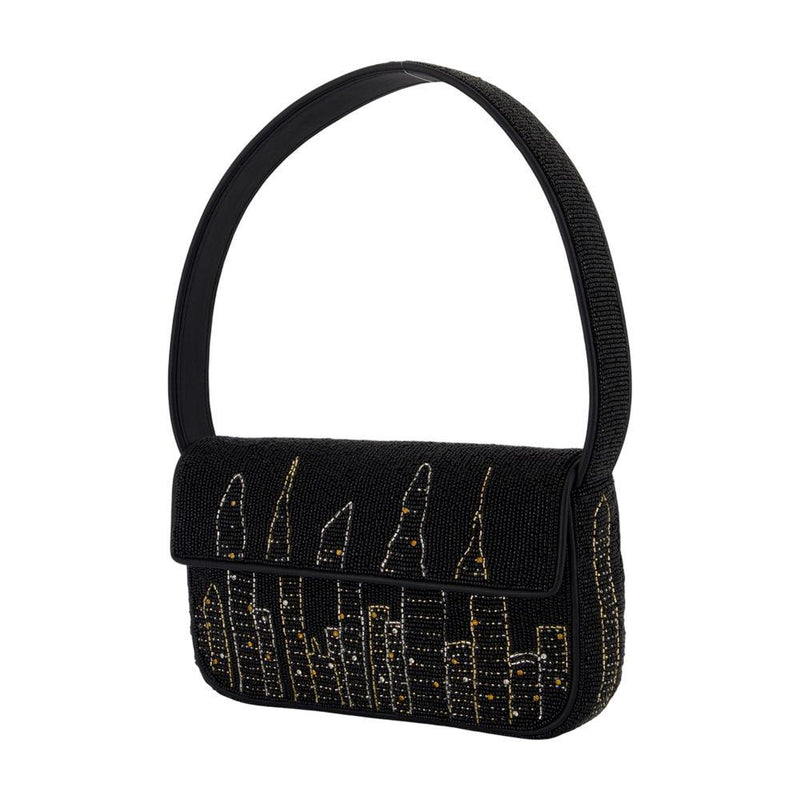 Staud Tommy Beaded Shoulder Bag