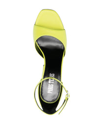 Paris Texas Fiona Leather Heel Sandals