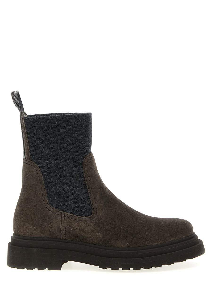 Brunello Cucinelli Monile Ankle Boots