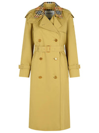 Burberry 'Castleford' Green Cotton Trench Coat