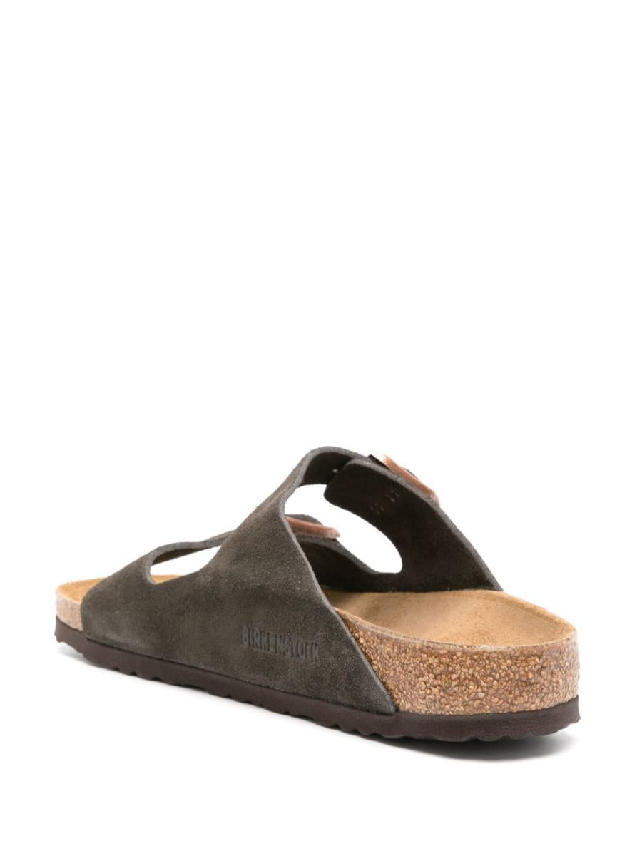 Birkenstock Brown Suede 'Arizona' Sandals