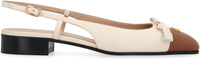Valentino Garavani Valet Du Roi Slingback Ballet Flats