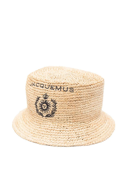 Jacquemus Le Bob Peach Bucket Hat