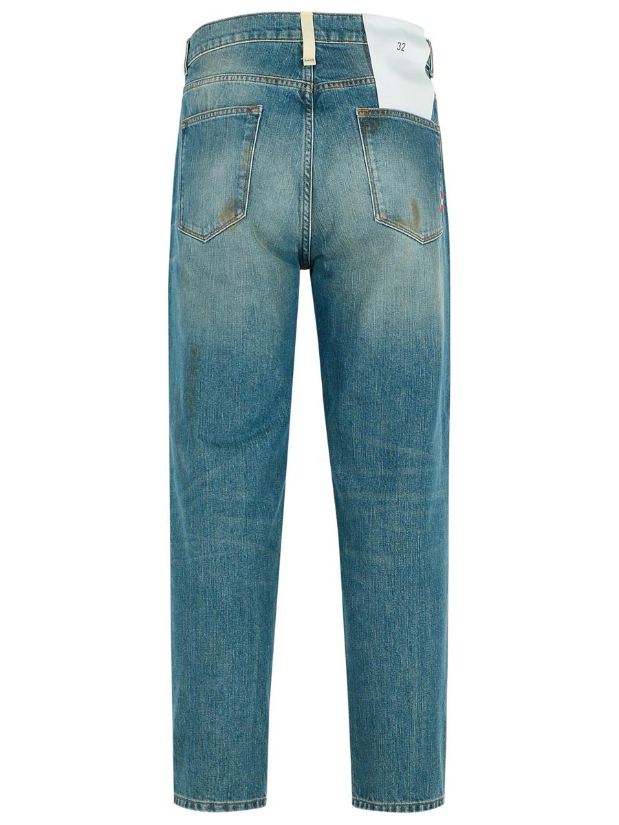 Amish Light Blue Cotton Jeans