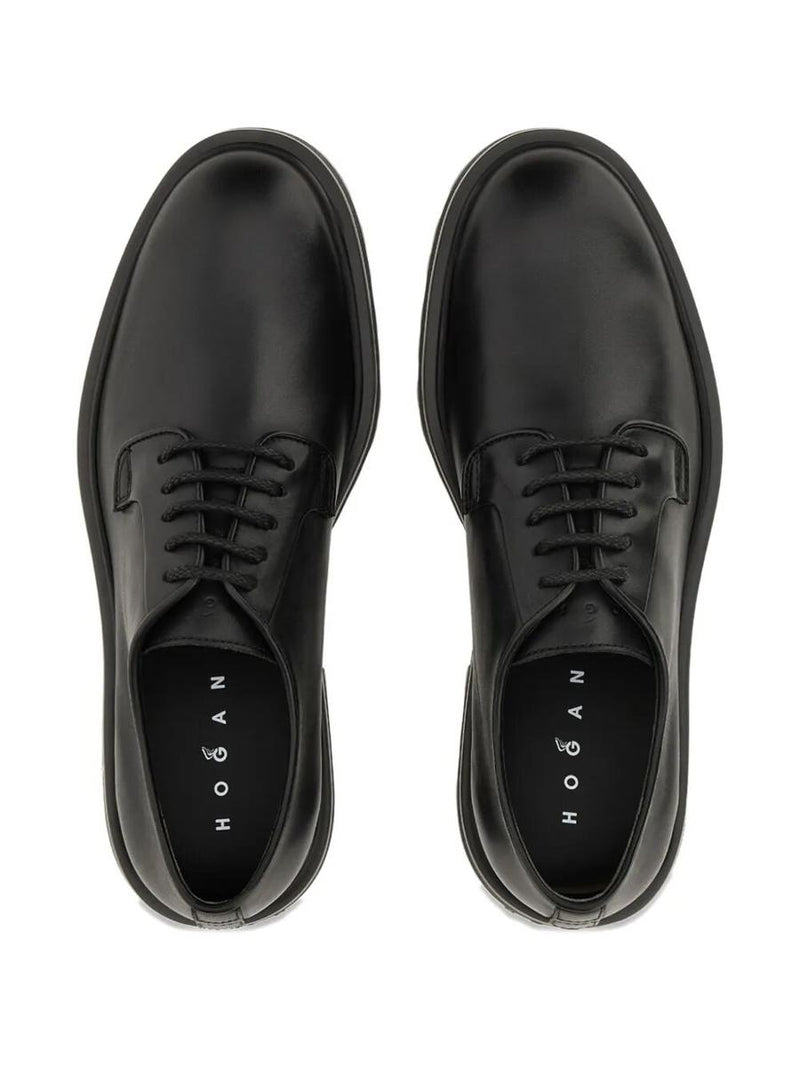Hogan H673 Smooth Leather Derby Shoes