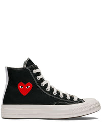 Comme Des Garçons Play Chuck '70 Small Red Heart High Sneakers