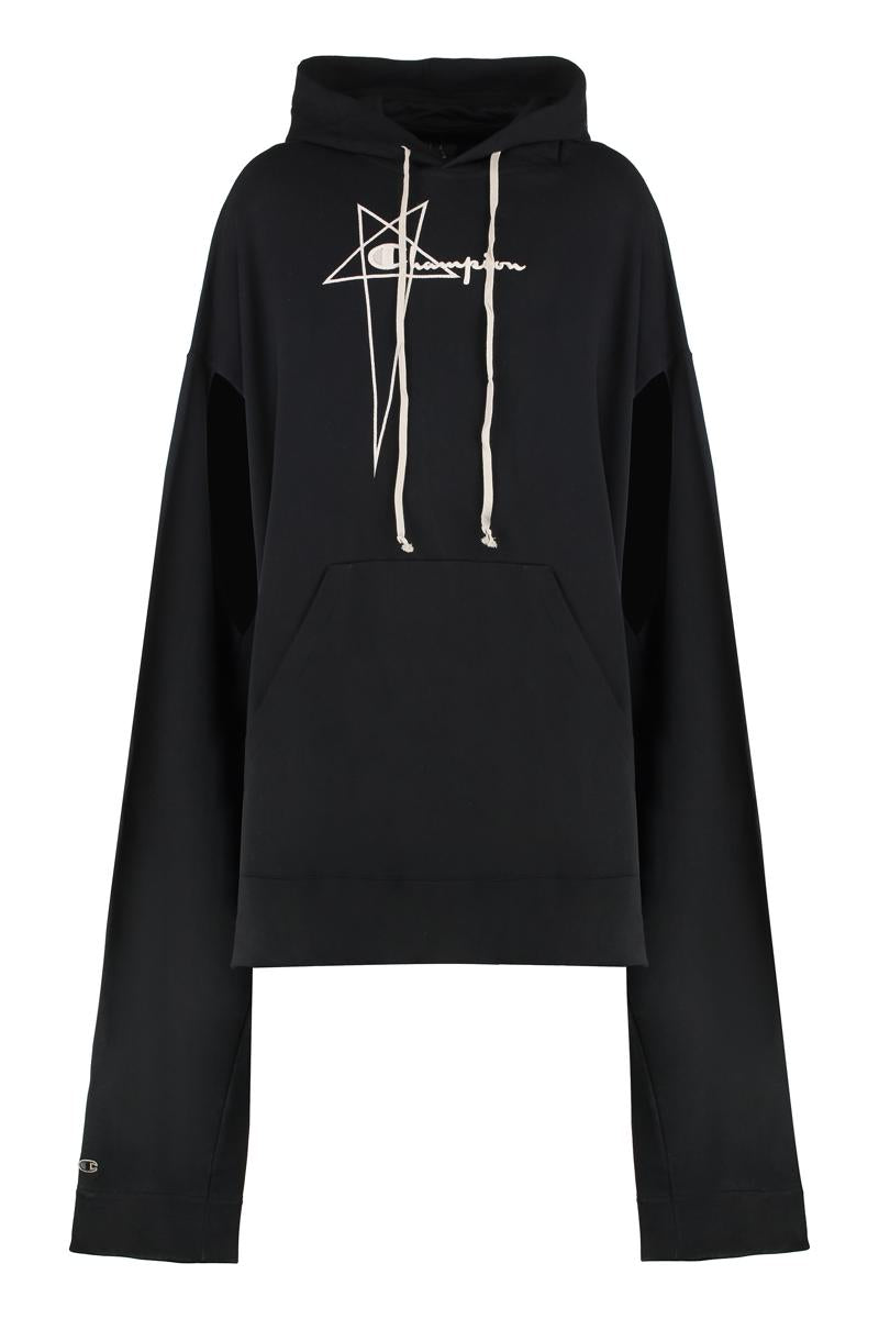 Rick Owens Rick Owens X Champion - Flyproof Tunic Hooded Sweatshirt
