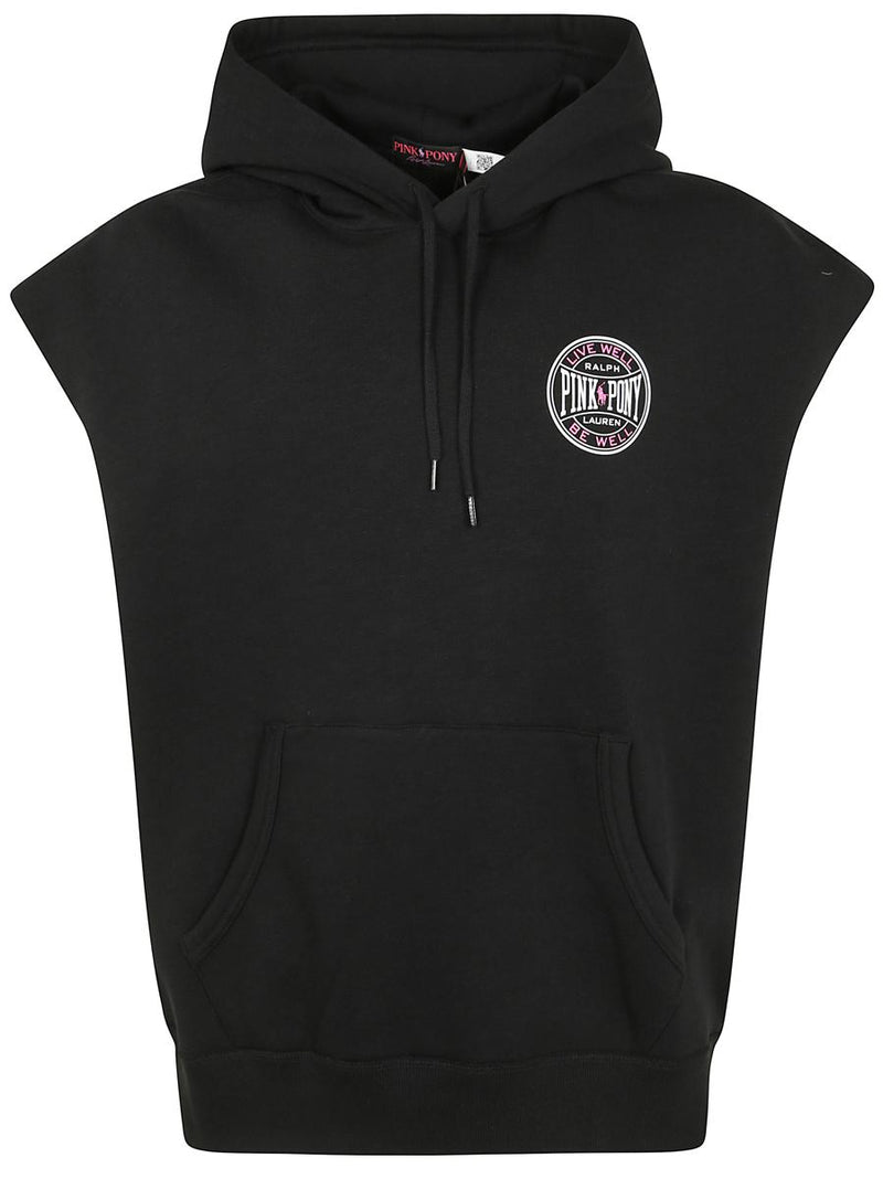 Polo Ralph Lauren Pink Pony Sleeveless Hoodie Clothing