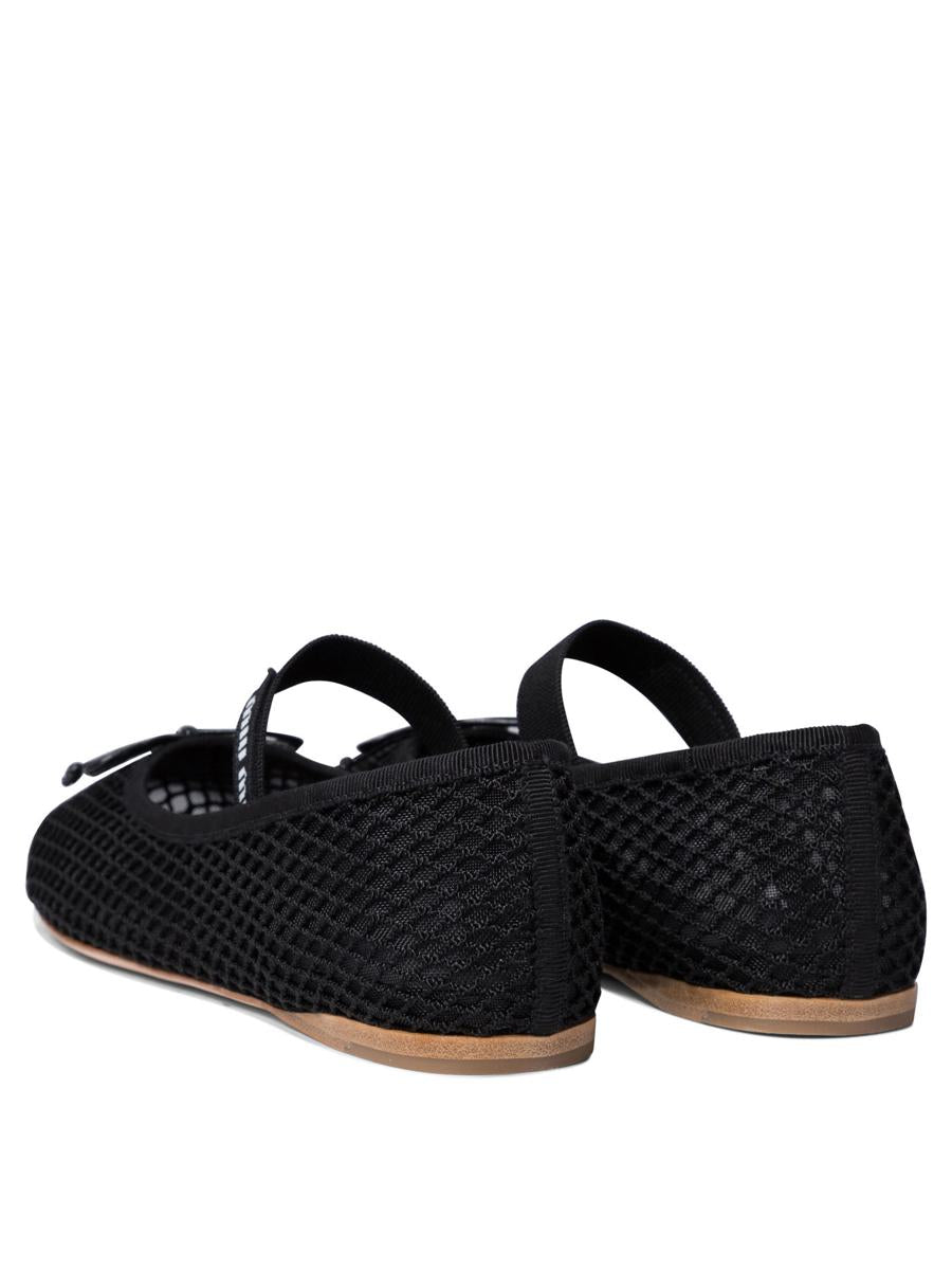 Miu Miu Mesh Fabric Ballet Flat