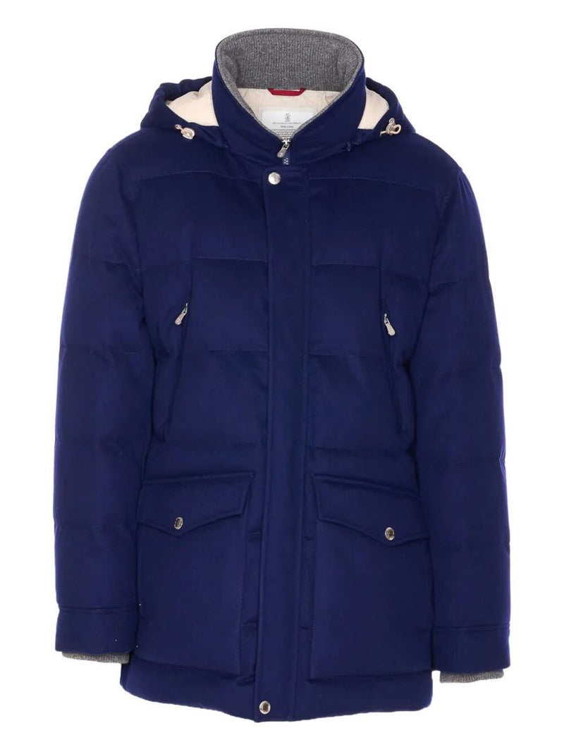 Brunello Cucinelli Hooded Down Jacket Clothing