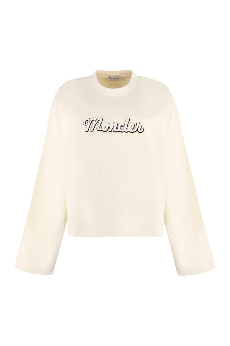 Moncler Logo Detail Cotton Sweatshirt