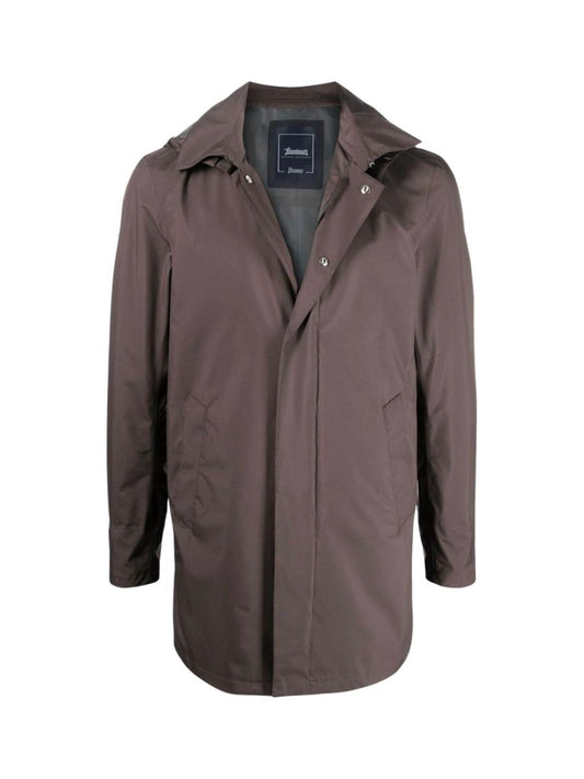 Herno Carcoat Gore With Detachable Hood Clothing