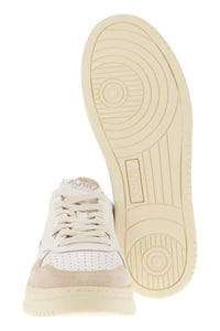 Autry Medalist Low - Leather And Suede Sneakers