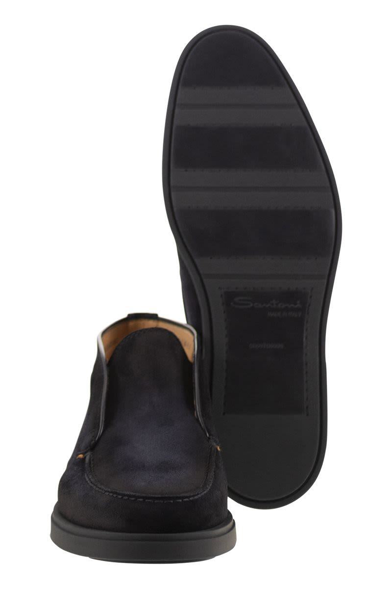 Santoni Suede Leather Desert Boot