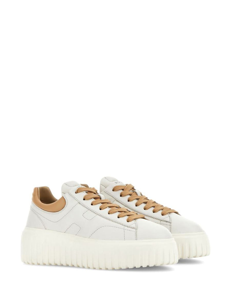 Hogan H-Stripes Leather Sneakers