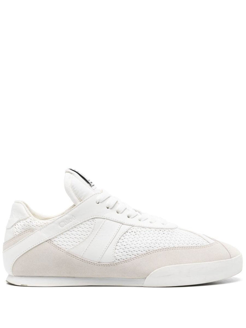 Chloé Kick Sneakers In Mesh And Suede Leather Shoes