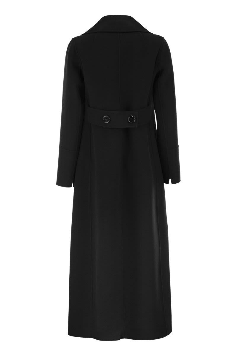 'S Max Mara Smmcustodi - Long Wool Coat With Martingale