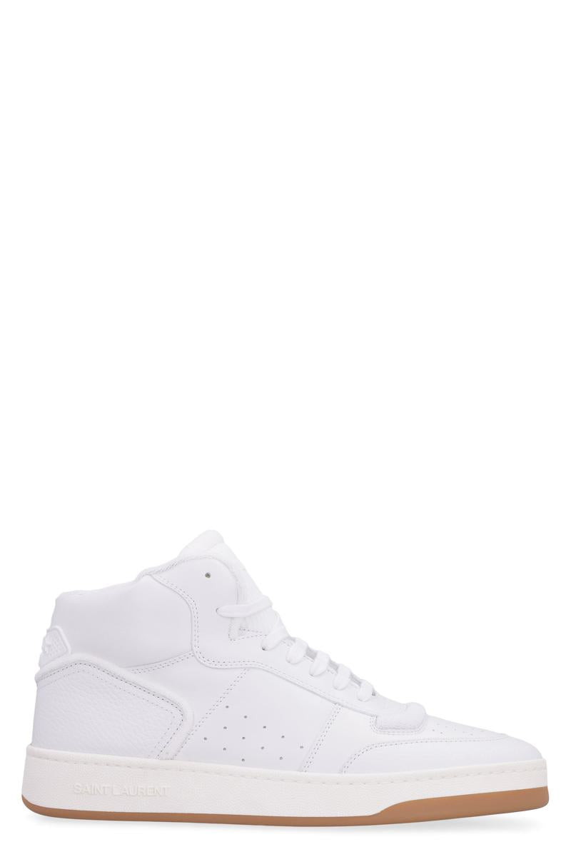 Saint Laurent Sl/80 Mid-Top Sneakers