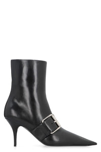 Balenciaga Knife 80 Leather Ankle Boots