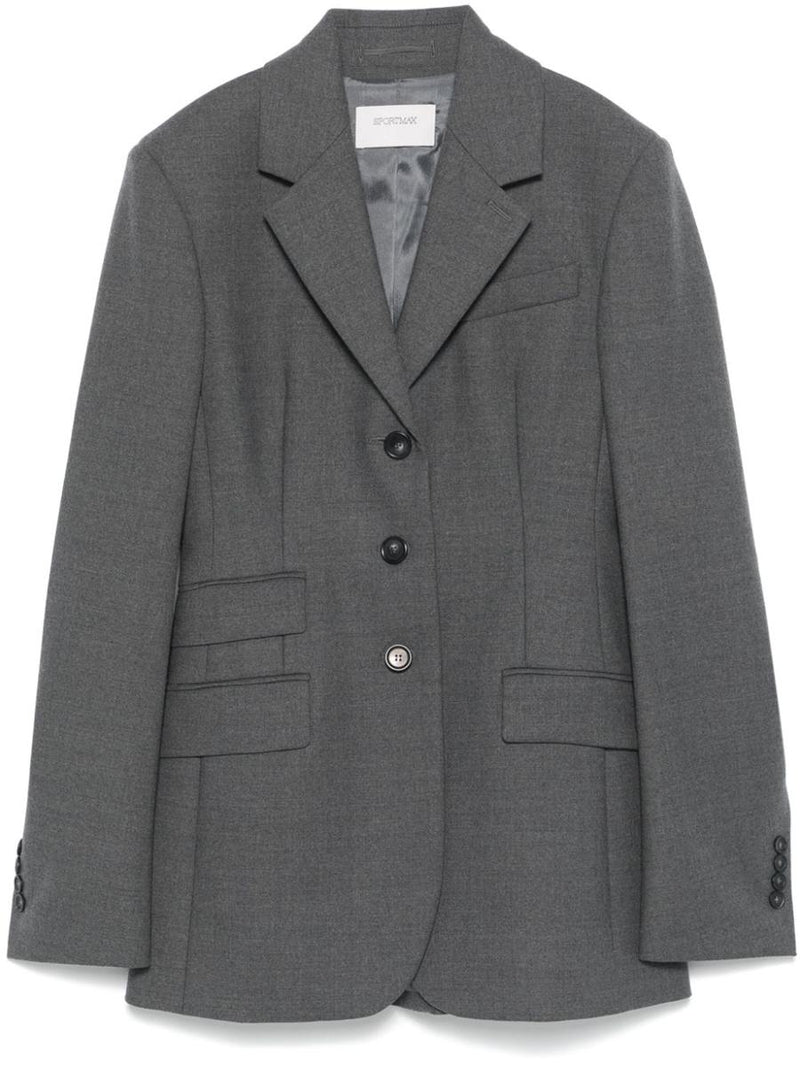 Sportmax Wool Single-Breasted Jacket