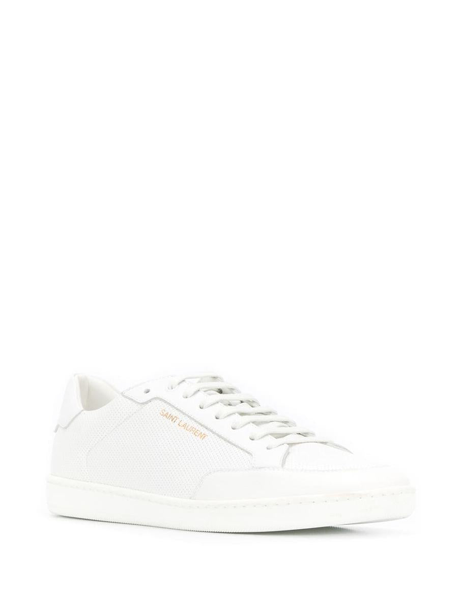 Saint Laurent Court Classic Sl/10 Leather Sneakers