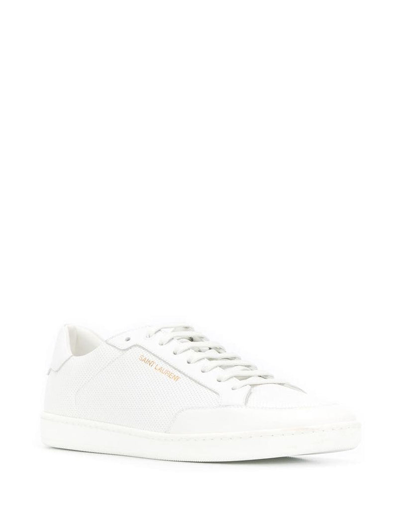 Saint Laurent Court Classic Sl/10 Leather Sneakers