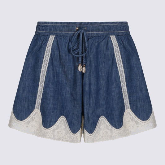 Zimmermann Pantaloncini Railway Blue