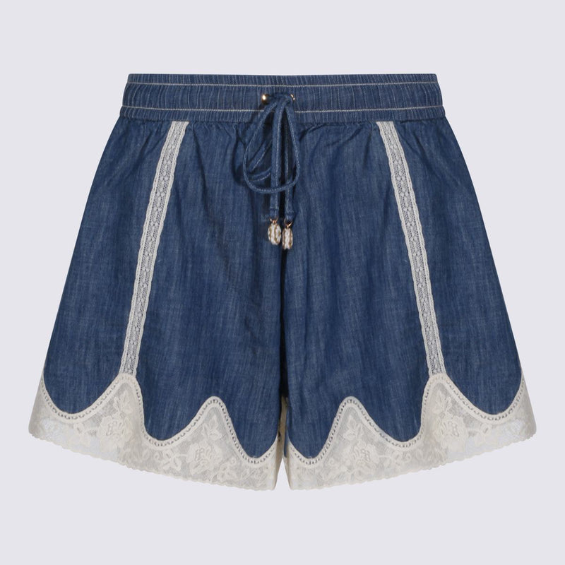 Zimmermann Pantaloncini Railway Blue