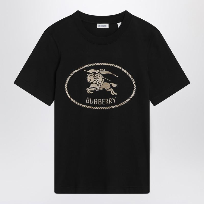 Burberry T-Shirt With Equestrian Knight Design