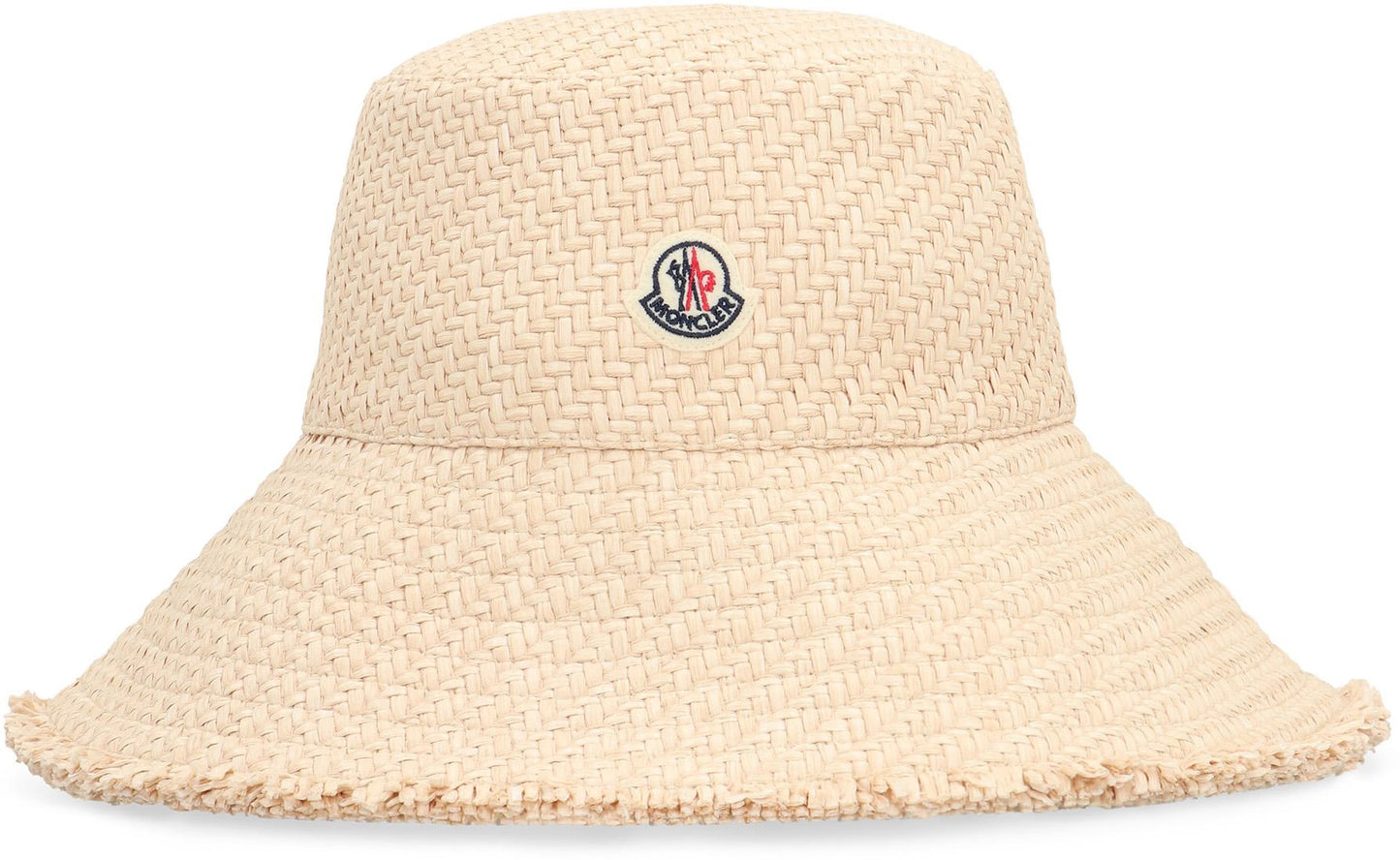 Moncler Raffia Wide Brim Hat